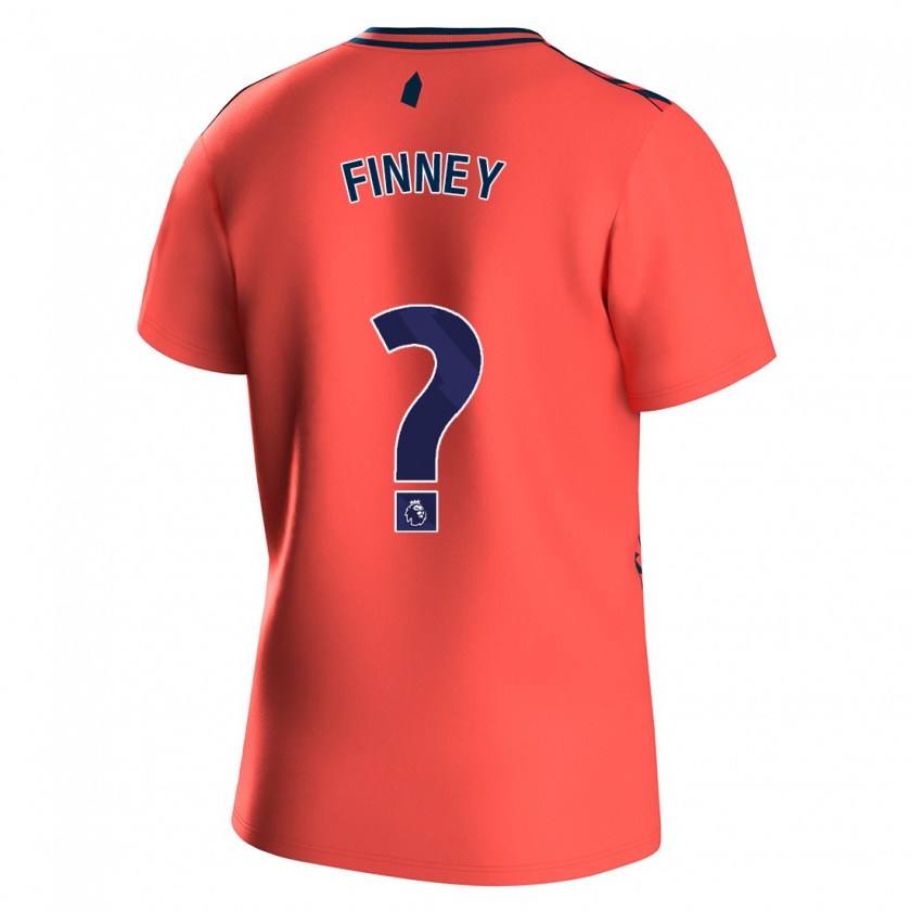 Kandiny Enfant Maillot George Finney #0 Corail Tenues Extérieur 2023/24 T-Shirt