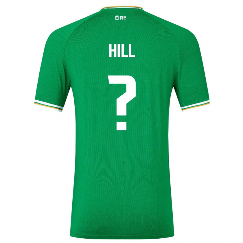 Kandiny Enfant Maillot Irlande Tom Hill #0 Vert Tenues Domicile 24-26 T-Shirt