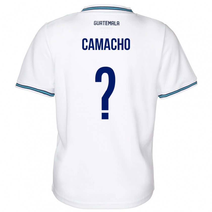 Kandiny Enfant Maillot Guatemala Samuel Camacho #0 Blanc Tenues Domicile 24-26 T-Shirt