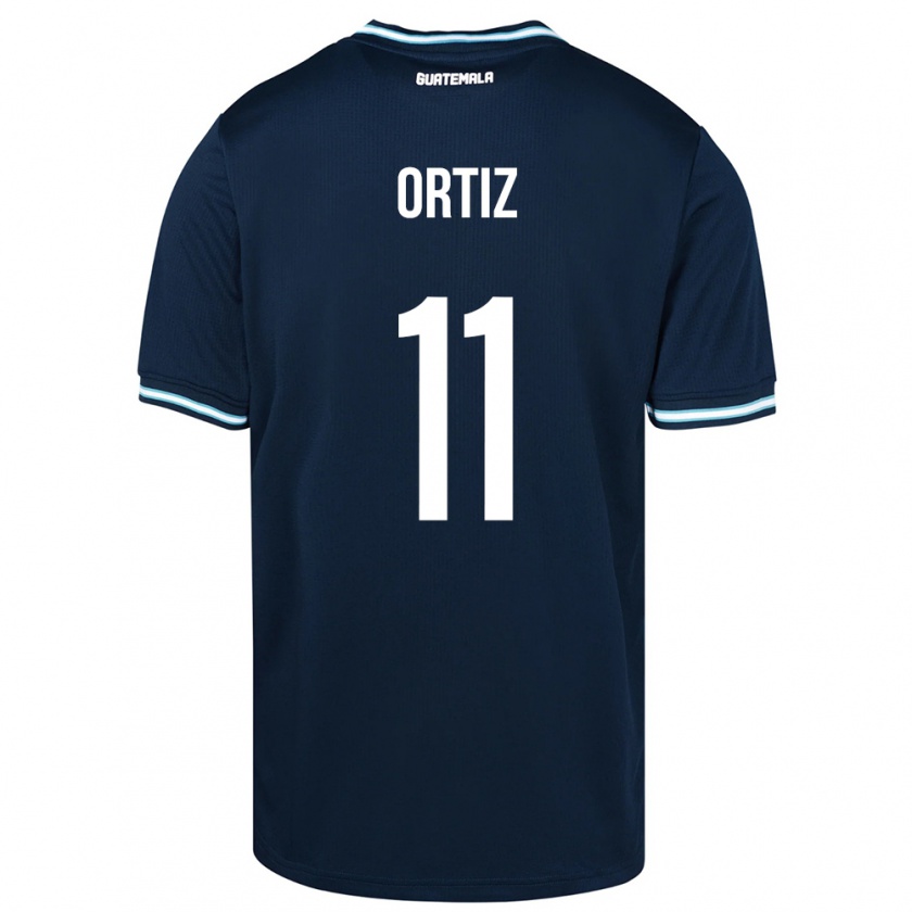 Kandiny Enfant Maillot Guatemala Andersson Ortiz #11 Bleu Tenues Extérieur 24-26 T-Shirt