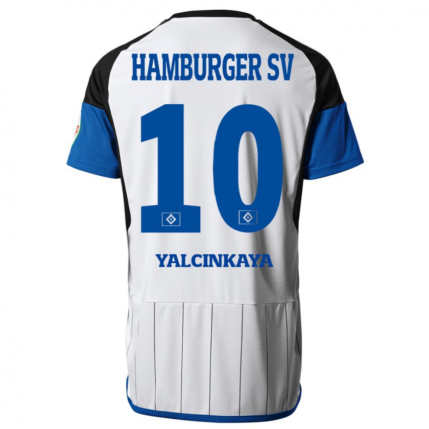 Kandiny Enfant Maillot Bilal Yalcinkaya #10 Blanc Tenues Domicile 2023/24 T-Shirt