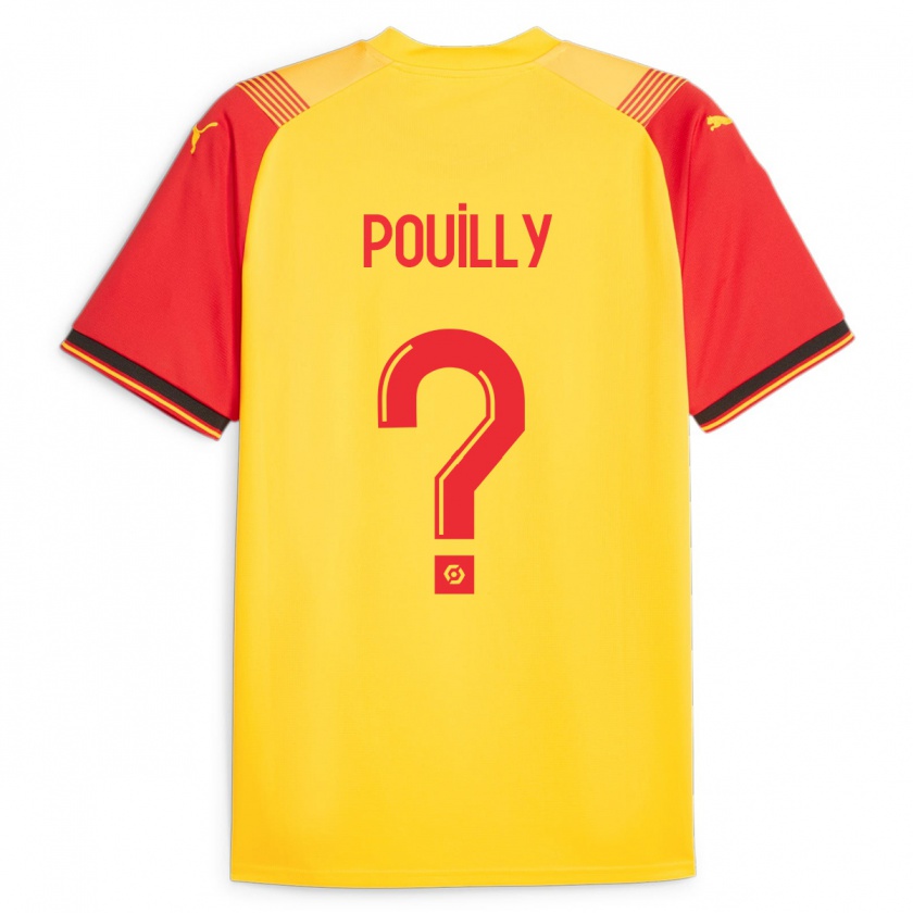 Kandiny Enfant Maillot Tom Pouilly #0 Jaune Tenues Domicile 2023/24 T-Shirt