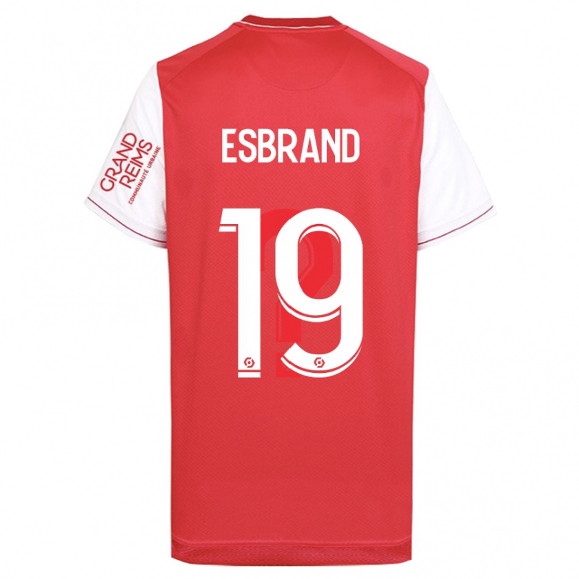 Kandiny Enfant Maillot Josh Wilson-Esbrand #19 Rouge Tenues Domicile 2023/24 T-Shirt