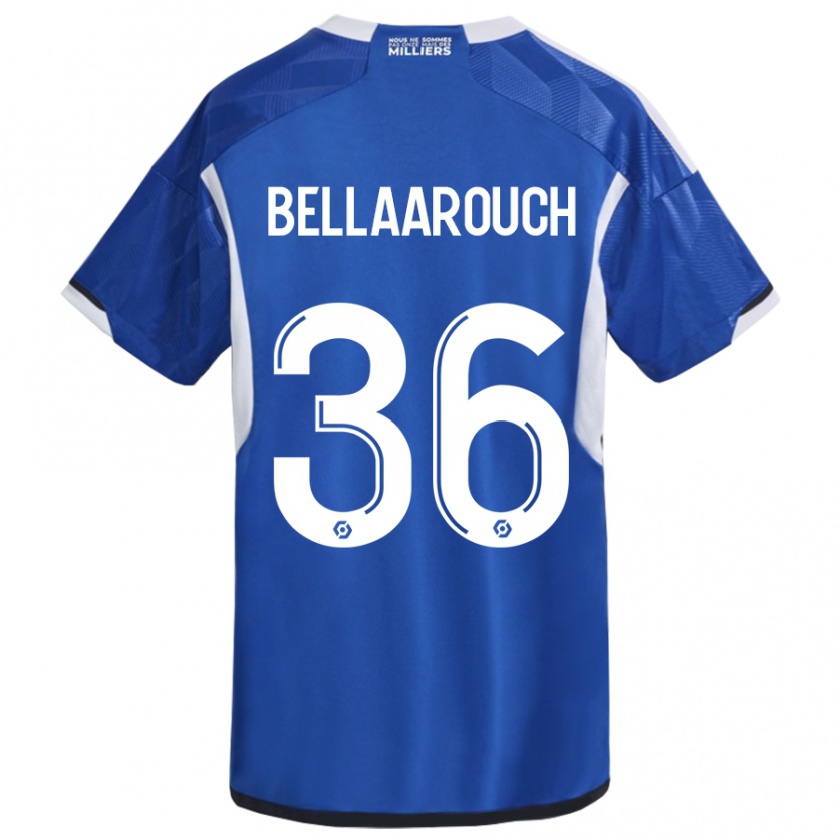 Kandiny Enfant Maillot Alaa Bellaarouch #36 Bleu Tenues Domicile 2023/24 T-Shirt