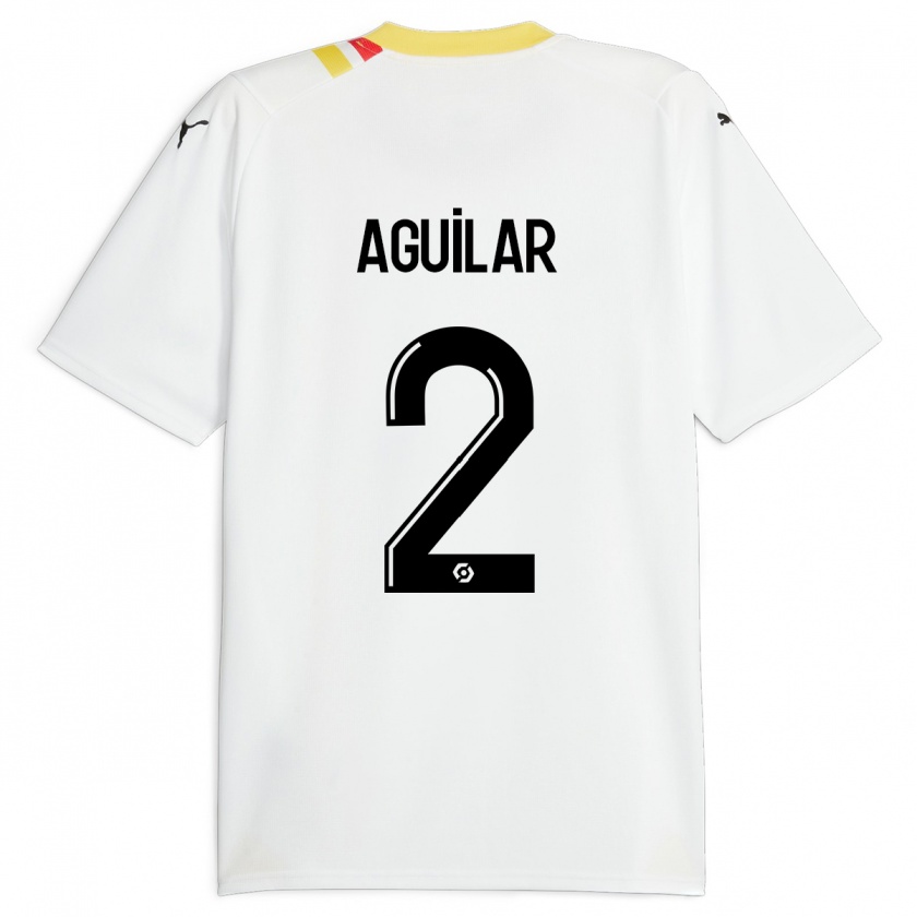 Kandiny Enfant Maillot Ruben Aguilar #2 Noir Tenues Extérieur 2023/24 T-Shirt