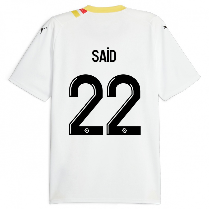 Kandiny Enfant Maillot Wesley Saïd #22 Noir Tenues Extérieur 2023/24 T-Shirt