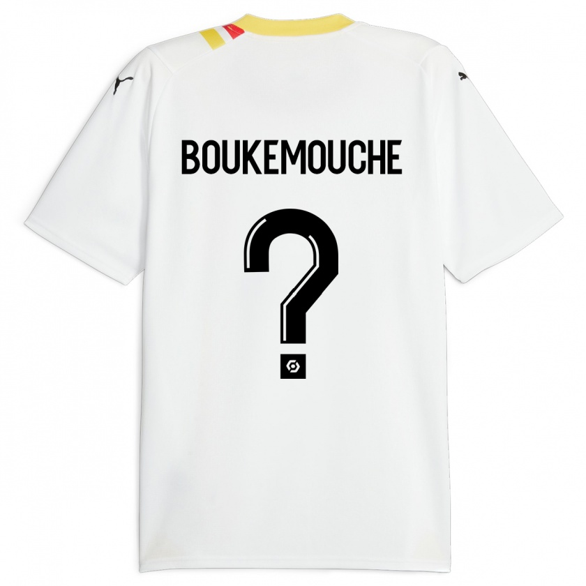 Kandiny Enfant Maillot Amine Boukemouche #0 Noir Tenues Extérieur 2023/24 T-Shirt