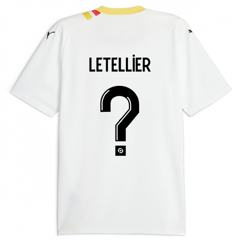 Kandiny Enfant Maillot Trévor Letellier #0 Noir Tenues Extérieur 2023/24 T-Shirt