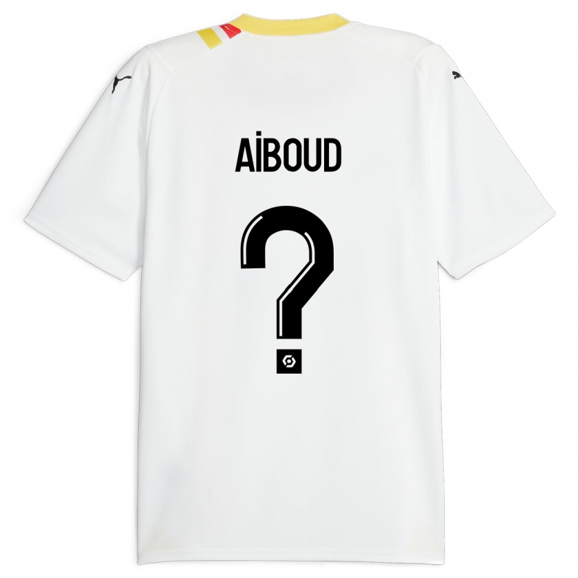 Kandiny Enfant Maillot Rayan Aiboud #0 Noir Tenues Extérieur 2023/24 T-Shirt