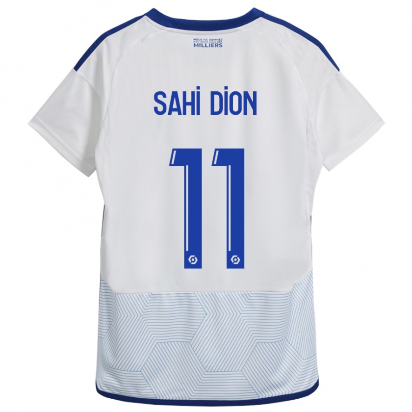 Kandiny Enfant Maillot Moïse Sahi Dion #11 Blanc Tenues Extérieur 2023/24 T-Shirt