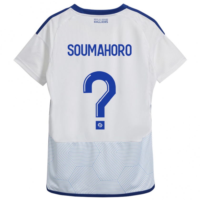 Kandiny Enfant Maillot Mohamed Soumahoro #0 Blanc Tenues Extérieur 2023/24 T-Shirt