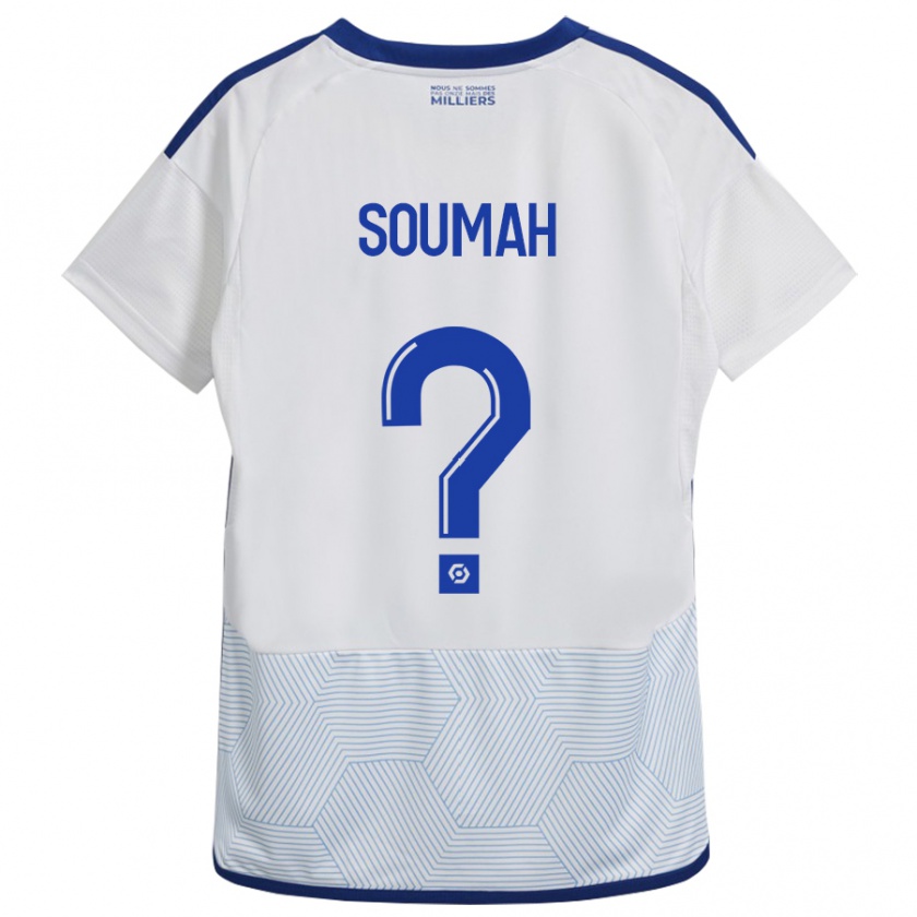 Kandiny Enfant Maillot Mohamed Soumah #0 Blanc Tenues Extérieur 2023/24 T-Shirt