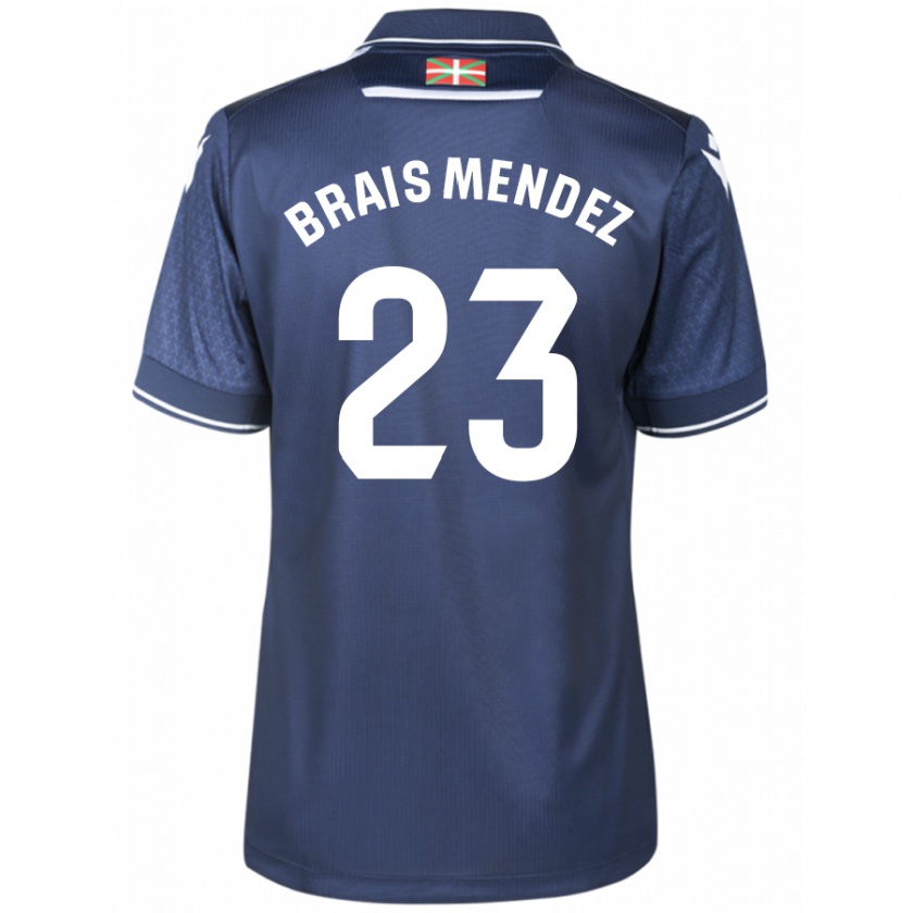 Kandiny Enfant Maillot Brais Méndez #23 Marin Tenues Extérieur 2023/24 T-Shirt