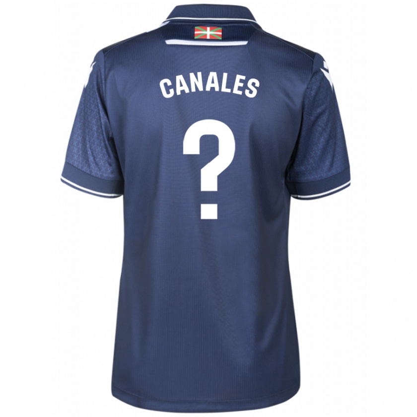 Kandiny Enfant Maillot Cristian Canales #0 Marin Tenues Extérieur 2023/24 T-Shirt