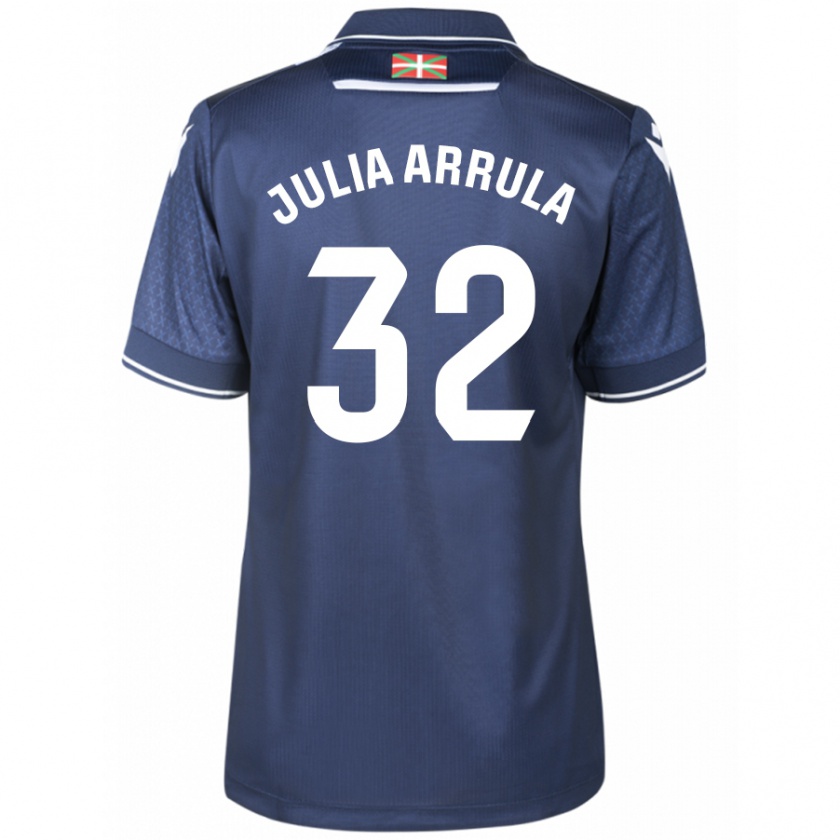 Kandiny Enfant Maillot Julia Arrula #32 Marin Tenues Extérieur 2023/24 T-Shirt