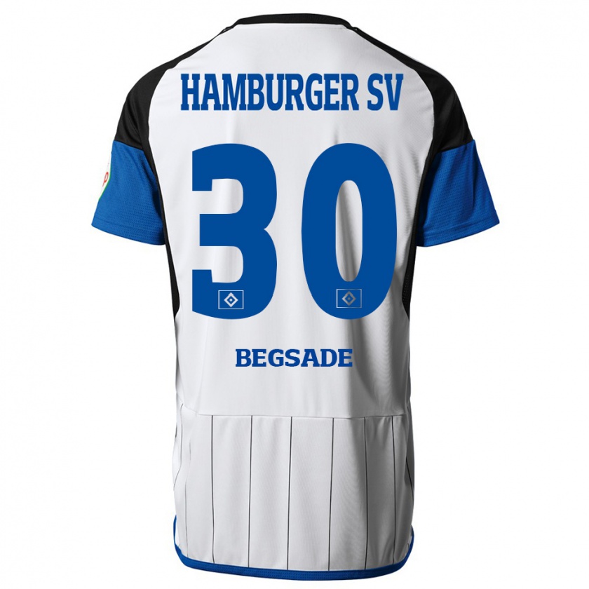 Kandiny Homme Maillot Soheil Begsade #30 Blanc Tenues Domicile 2023/24 T-Shirt