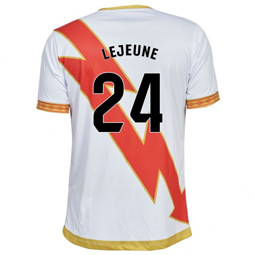 Kandiny Enfant Maillot Florian Lejeune #24 Blanc Tenues Domicile 2023/24 T-Shirt