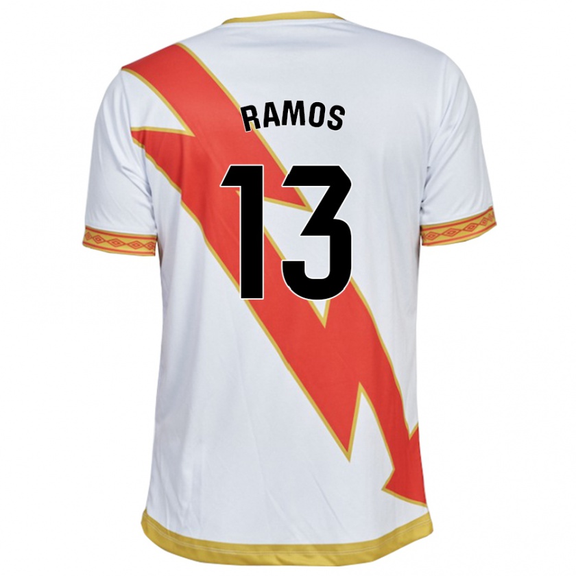 Kandiny Enfant Maillot Mario Ramos #13 Blanc Tenues Domicile 2023/24 T-Shirt