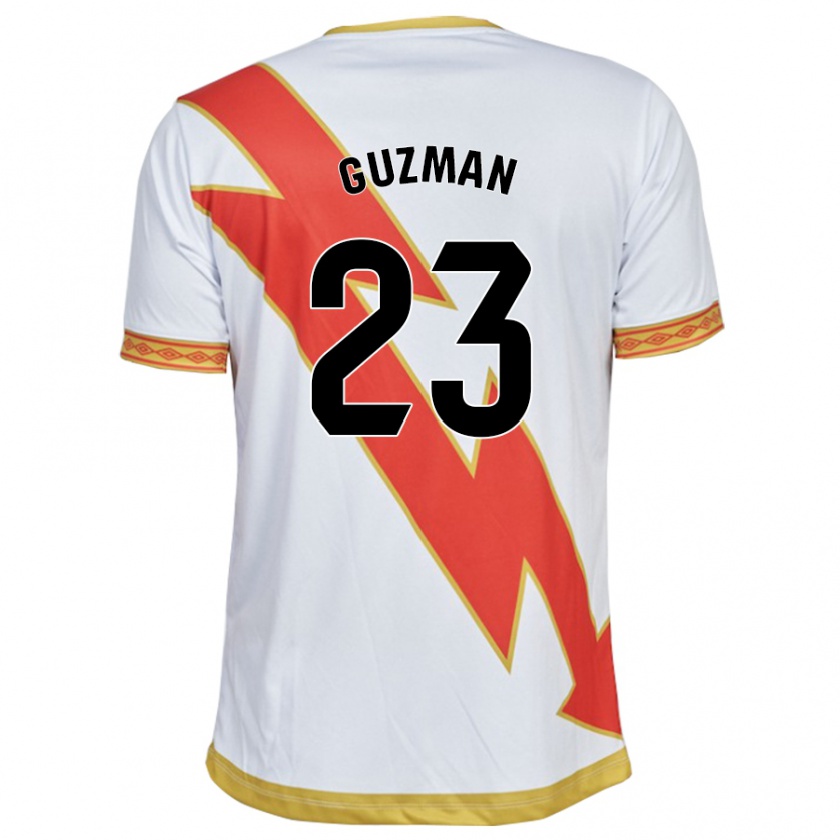 Kandiny Enfant Maillot Miguel Guzmán #23 Blanc Tenues Domicile 2023/24 T-Shirt