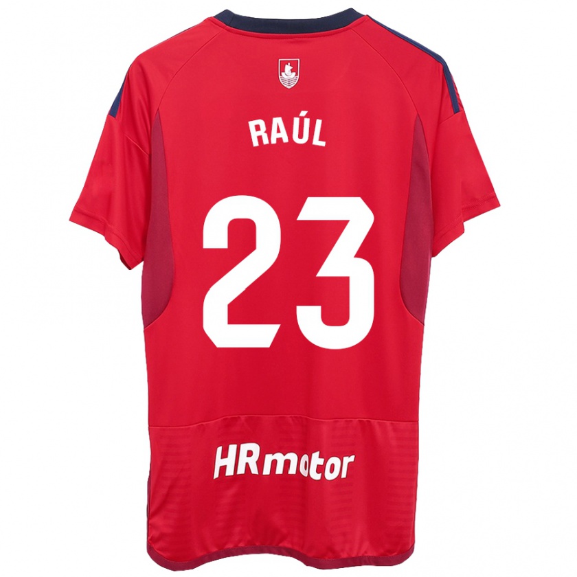 Kandiny Enfant Maillot Raúl García #23 Rouge Tenues Domicile 2023/24 T-Shirt