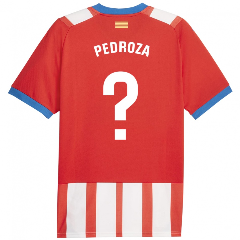 Kandiny Enfant Maillot Gerardo Pedroza #0 Rouge Blanc Tenues Domicile 2023/24 T-Shirt