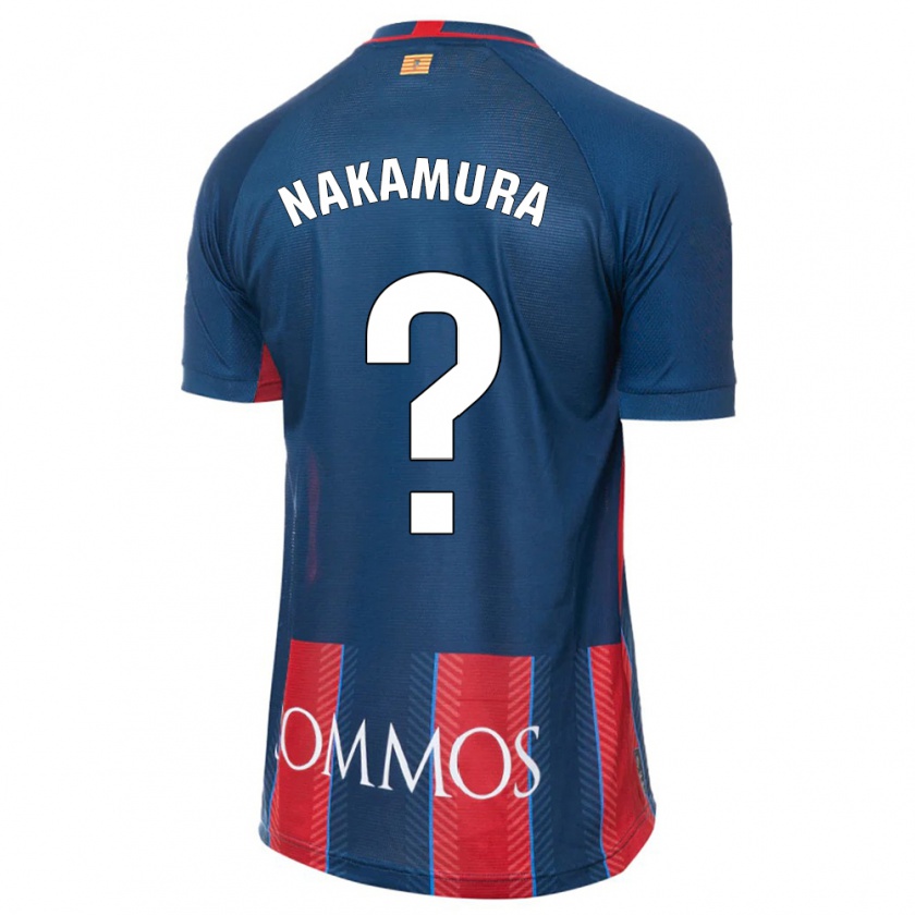 Kandiny Enfant Maillot Togo Nakamura #0 Marin Tenues Domicile 2023/24 T-Shirt