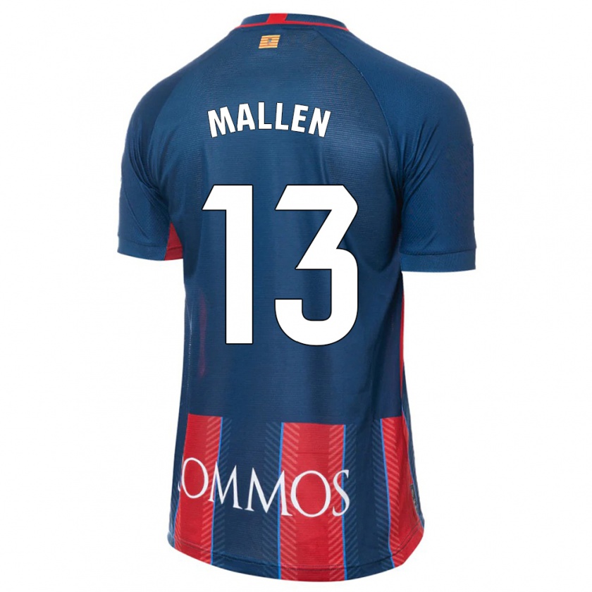 Kandiny Enfant Maillot Lucía Mallén #13 Marin Tenues Domicile 2023/24 T-Shirt