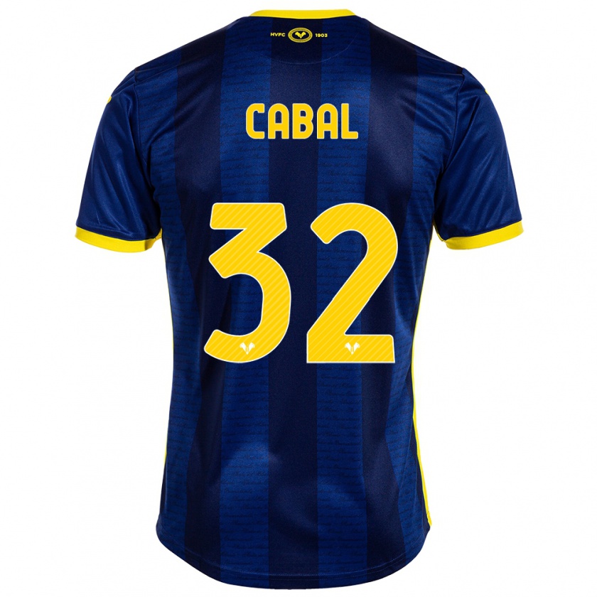 Kandiny Enfant Maillot Juan Cabal #32 Marin Tenues Domicile 2023/24 T-Shirt