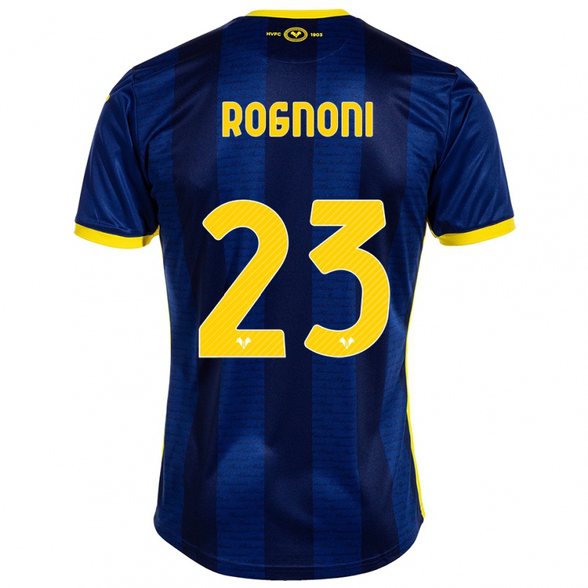 Kandiny Enfant Maillot Alessia Rognoni #23 Marin Tenues Domicile 2023/24 T-Shirt