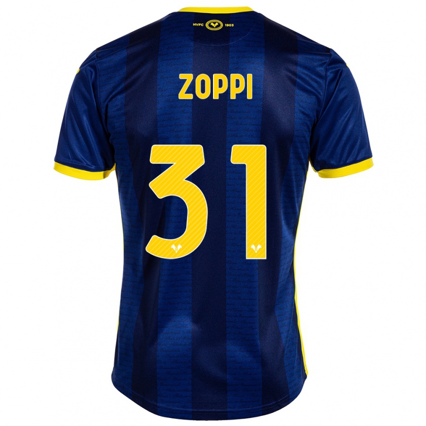 Kandiny Enfant Maillot Sofia Zoppi #31 Marin Tenues Domicile 2023/24 T-Shirt