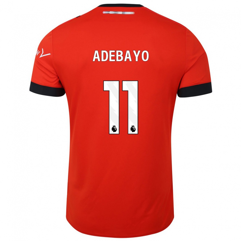 Kandiny Enfant Maillot Elijah Adebayo #11 Rouge Tenues Domicile 2023/24 T-Shirt