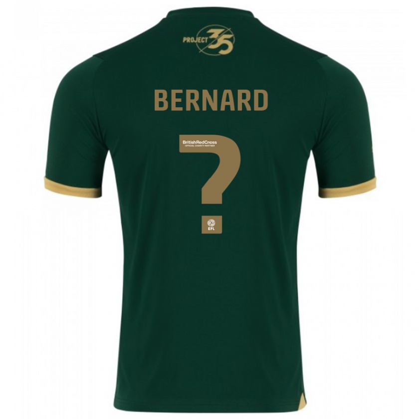 Kandiny Enfant Maillot Josh Bernard #0 Vert Tenues Domicile 2023/24 T-Shirt