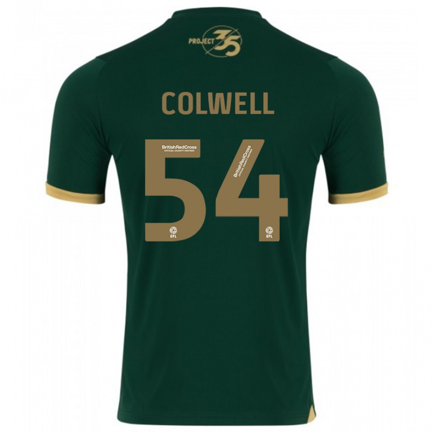 Kandiny Enfant Maillot Lewis Colwell #54 Vert Tenues Domicile 2023/24 T-Shirt