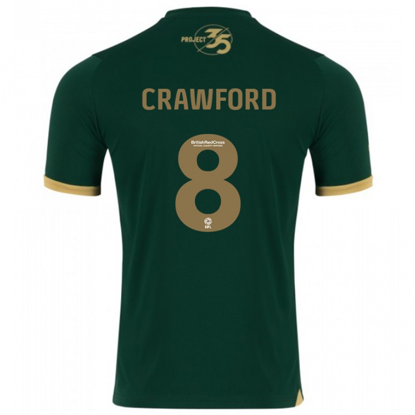 Kandiny Enfant Maillot Imy Crawford #8 Vert Tenues Domicile 2023/24 T-Shirt