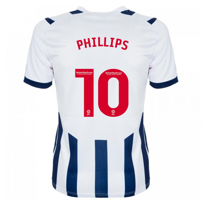 Kandiny Enfant Maillot Matt Phillips #10 Blanc Tenues Domicile 2023/24 T-Shirt