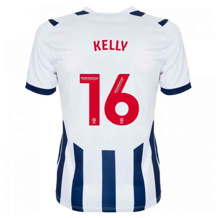 Kandiny Enfant Maillot Martin Kelly #16 Blanc Tenues Domicile 2023/24 T-Shirt