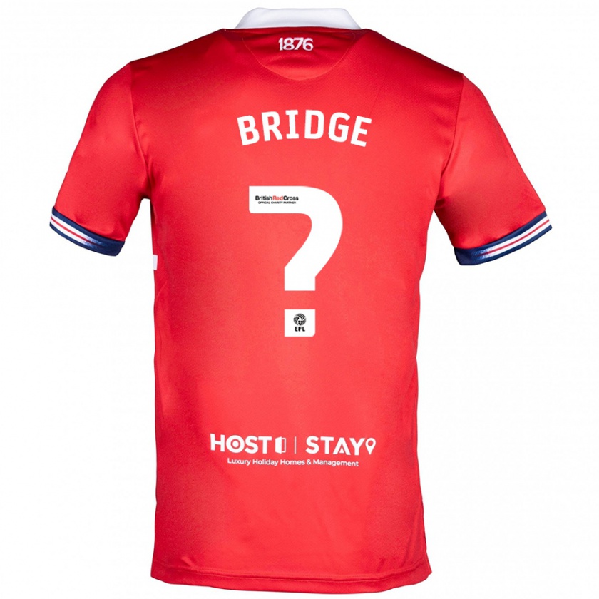 Kandiny Enfant Maillot Aj Bridge #0 Rouge Tenues Domicile 2023/24 T-Shirt