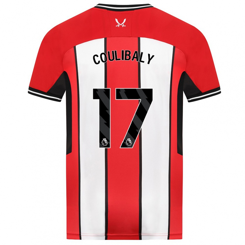 Kandiny Enfant Maillot Ismaila Coulibaly #17 Rouge Tenues Domicile 2023/24 T-Shirt