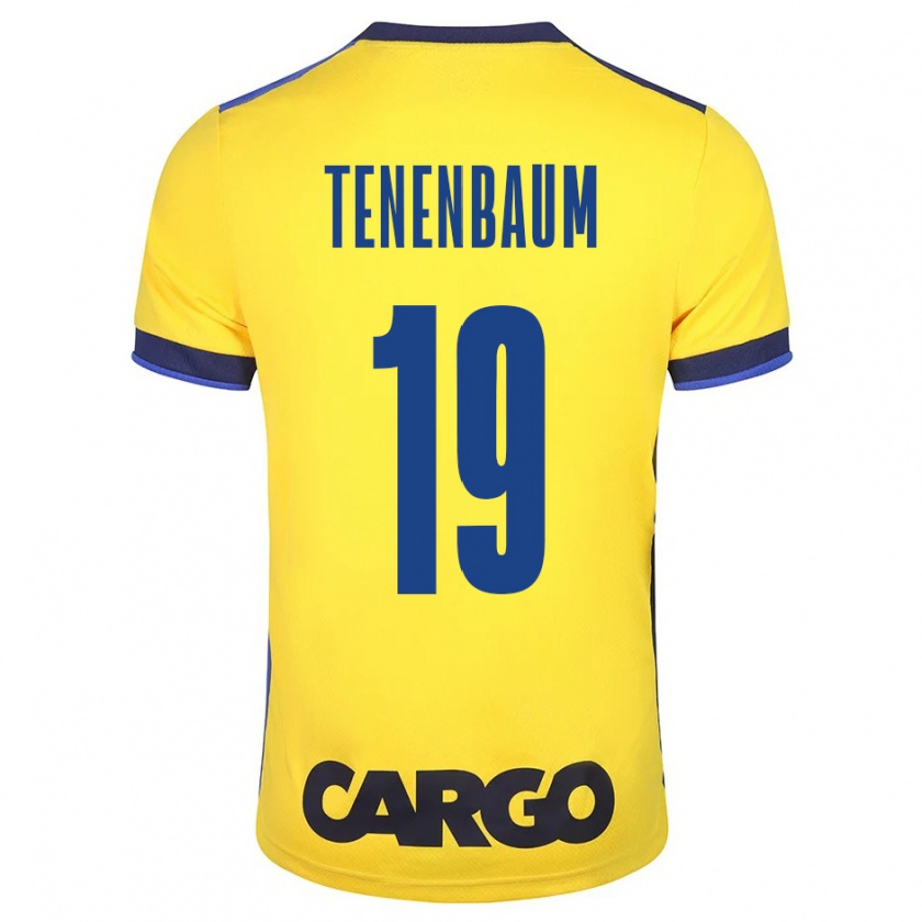 Kandiny Enfant Maillot Daniel Tenenbaum #19 Jaune Tenues Domicile 2023/24 T-Shirt