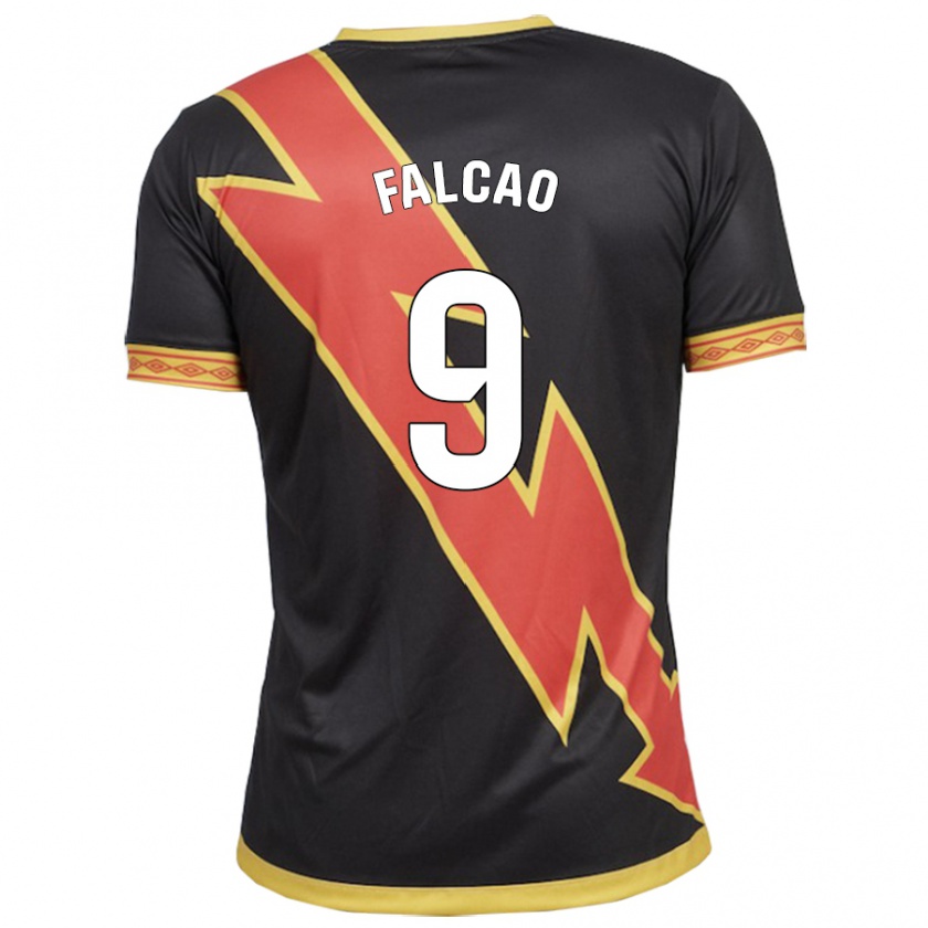 Kandiny Enfant Maillot Radamel Falcao #9 Noir Tenues Extérieur 2023/24 T-Shirt