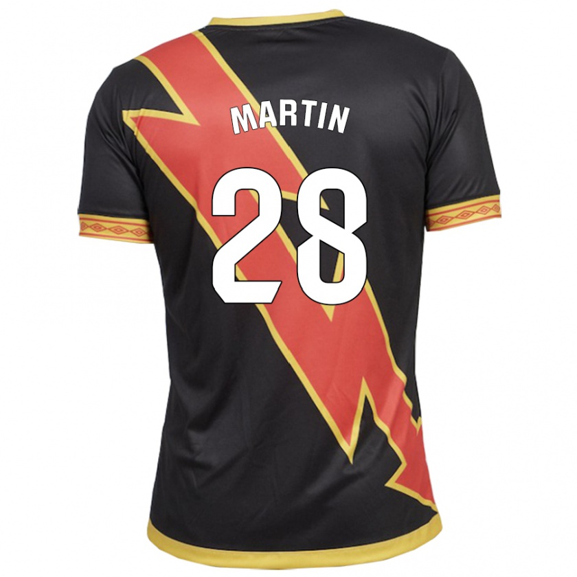 Kandiny Enfant Maillot Pablo Martín #28 Noir Tenues Extérieur 2023/24 T-Shirt