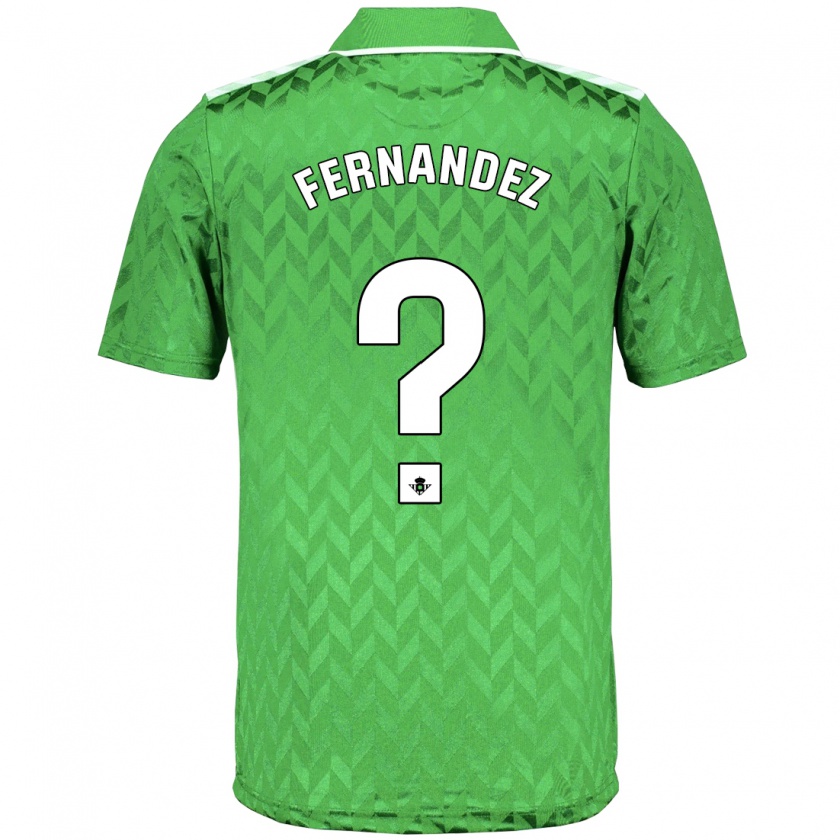 Kandiny Enfant Maillot Marcos Fernández #0 Vert Tenues Extérieur 2023/24 T-Shirt