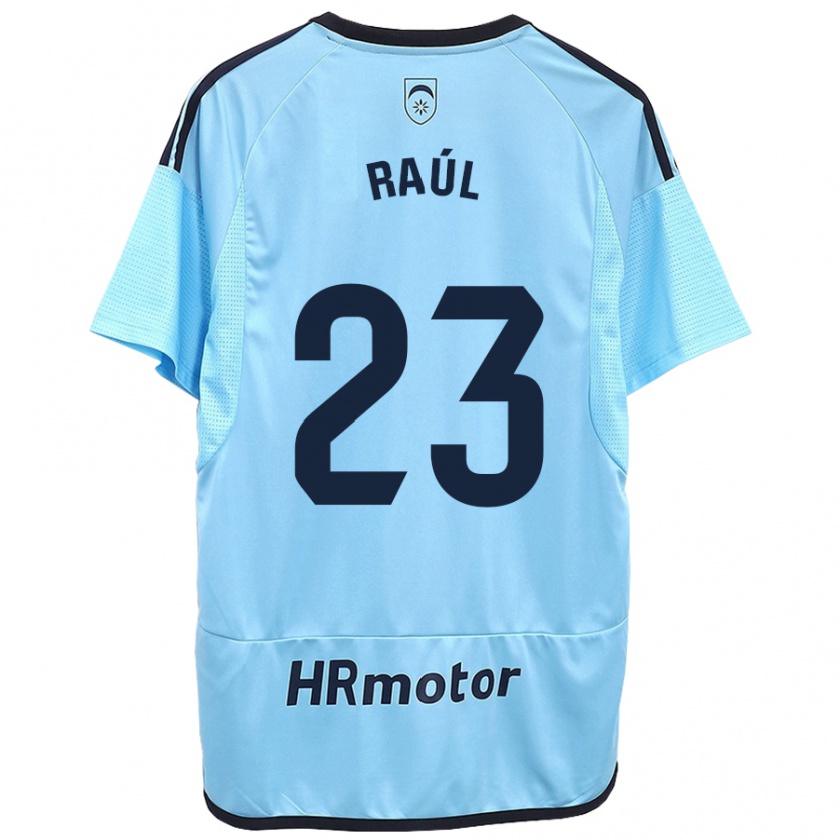 Kandiny Enfant Maillot Raúl García #23 Bleu Tenues Extérieur 2023/24 T-Shirt