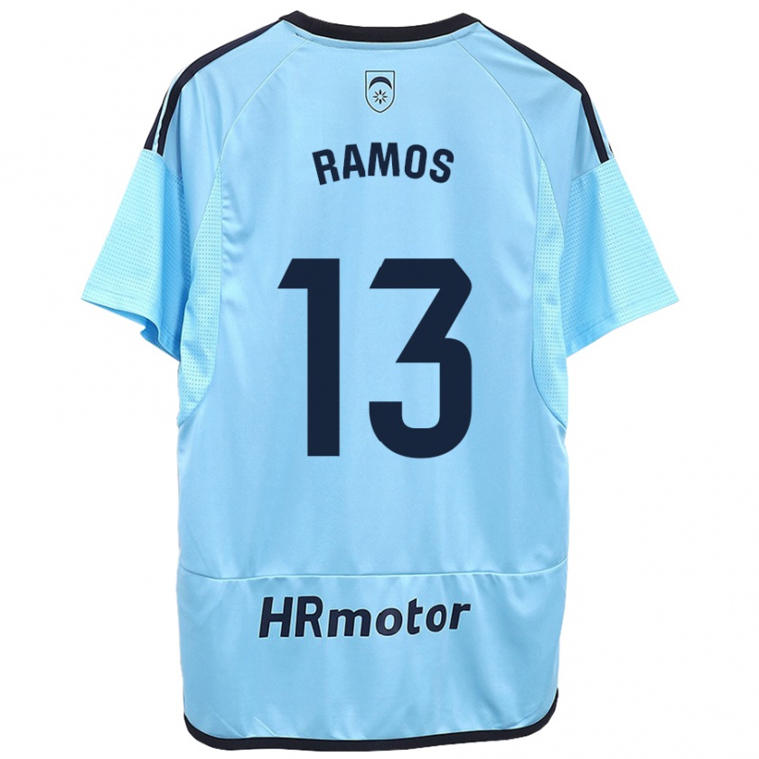 Kandiny Enfant Maillot Darío Ramos #13 Bleu Tenues Extérieur 2023/24 T-Shirt