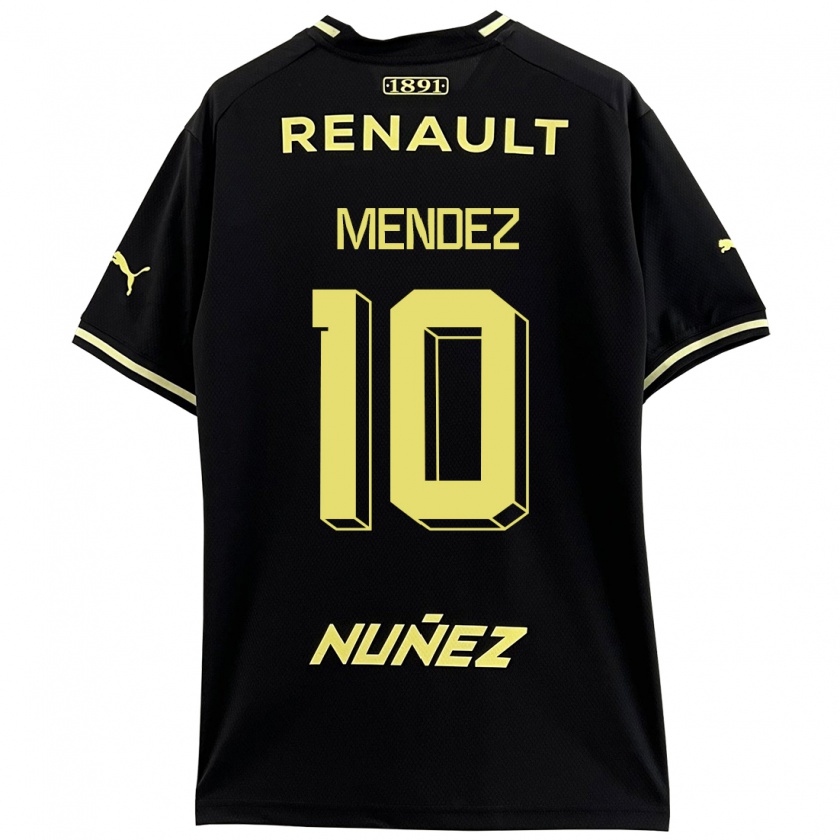 Kandiny Enfant Maillot Kevin Méndez #10 Noir Tenues Extérieur 2023/24 T-Shirt