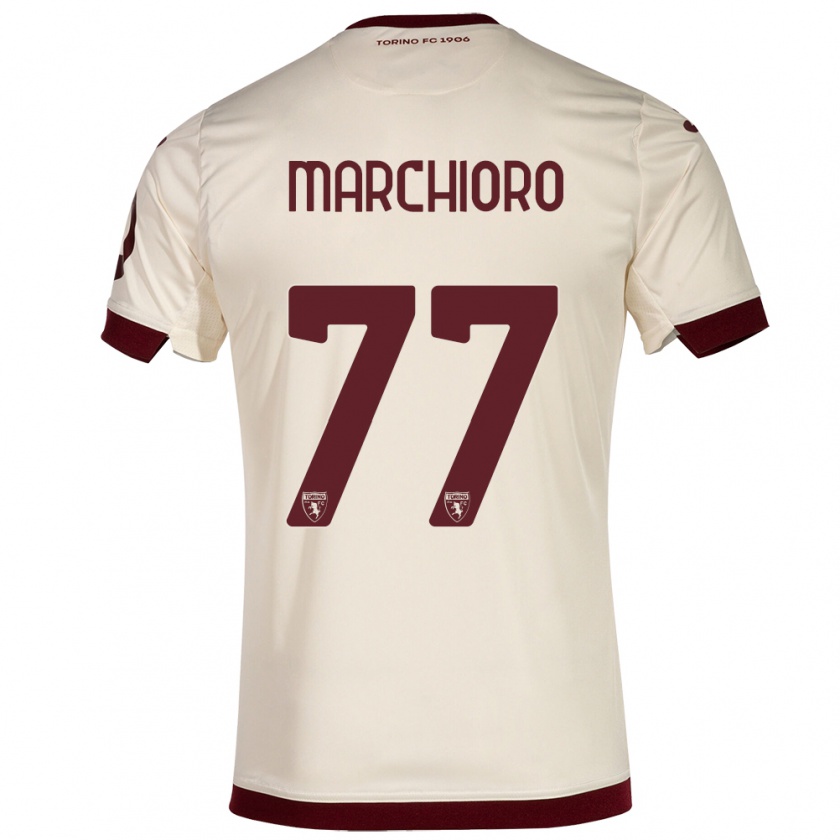 Kandiny Enfant Maillot Raffaele Marchioro #77 Champenois Tenues Extérieur 2023/24 T-Shirt