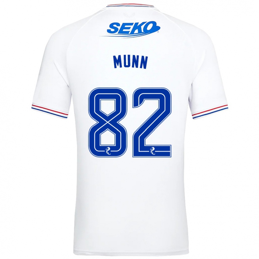 Kandiny Enfant Maillot Mason Munn #82 Blanc Tenues Extérieur 2023/24 T-Shirt