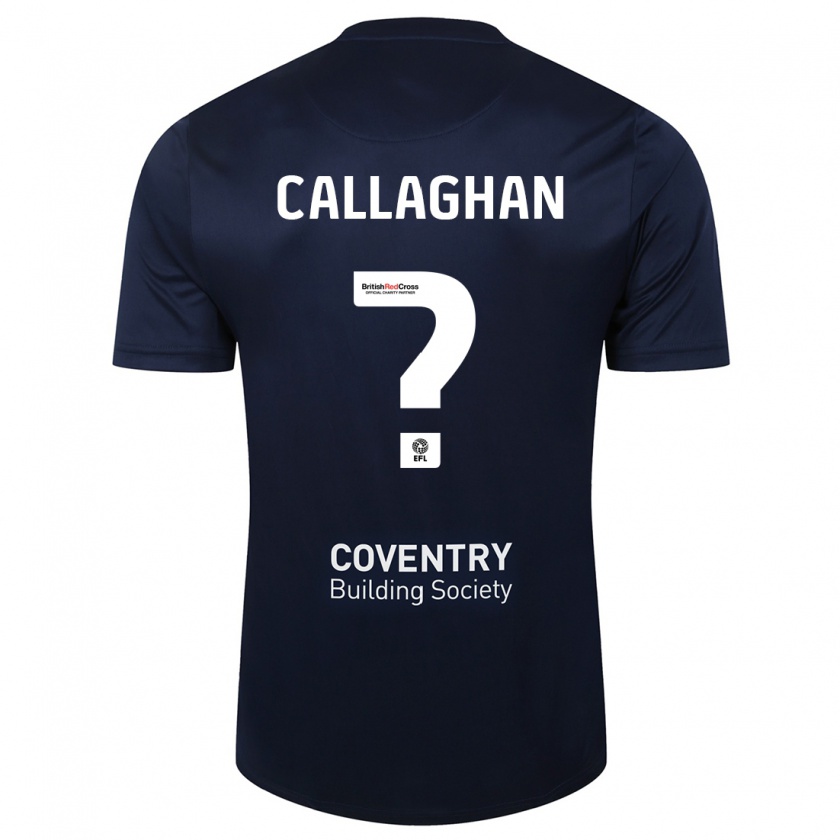 Kandiny Enfant Maillot Charlie Callaghan #0 Rouge Marine Tenues Extérieur 2023/24 T-Shirt