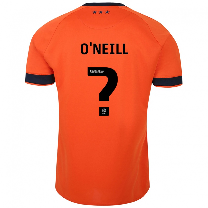 Kandiny Enfant Maillot Seth O'neill #0 Orange Tenues Extérieur 2023/24 T-Shirt