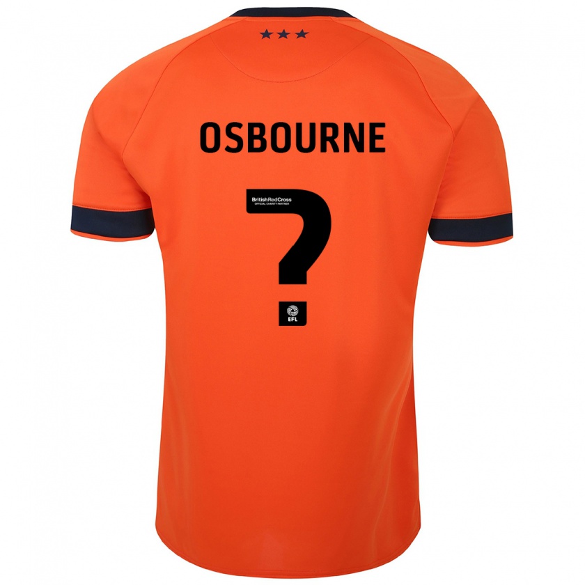 Kandiny Enfant Maillot Tyrese Osbourne #0 Orange Tenues Extérieur 2023/24 T-Shirt